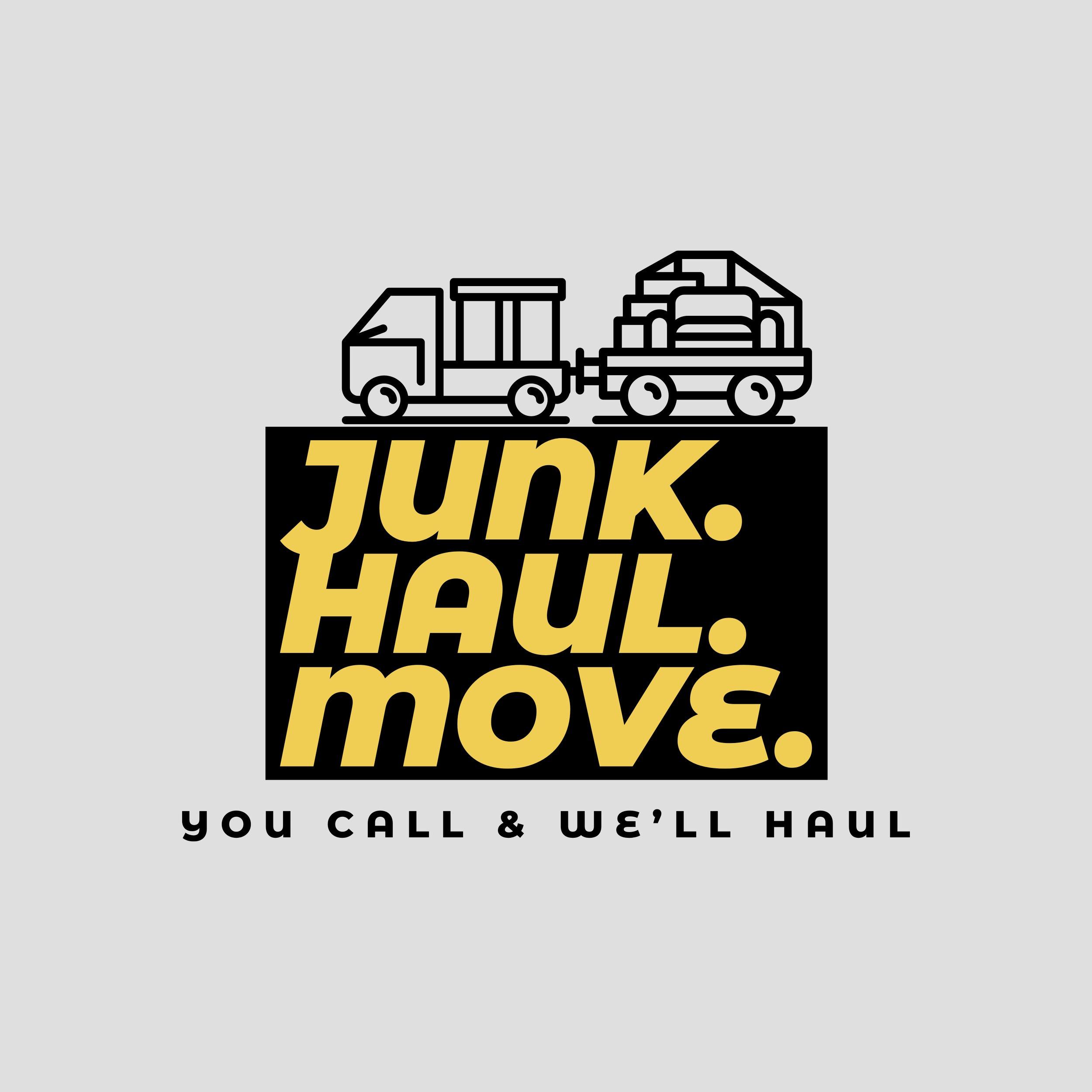 Junk Haul Move logo background